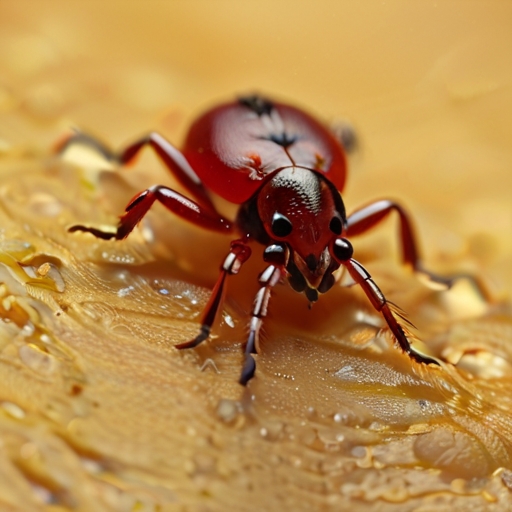 tick on human skin