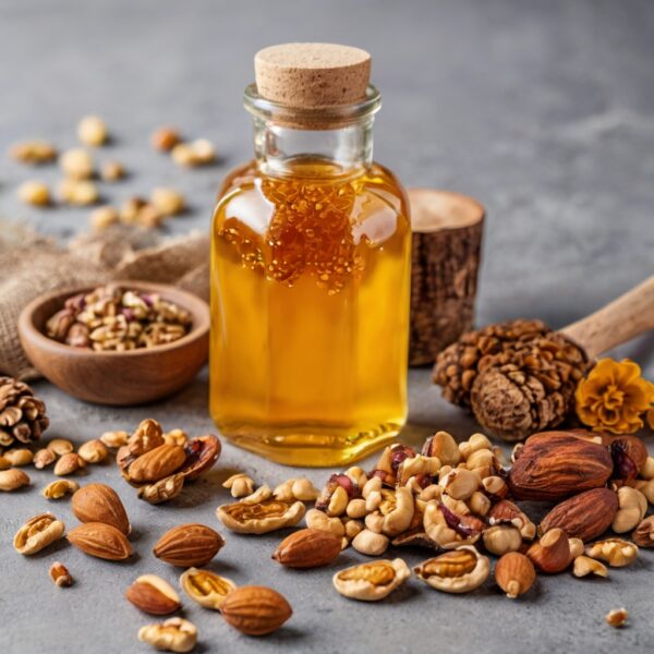 honey with nuts and dried fruits