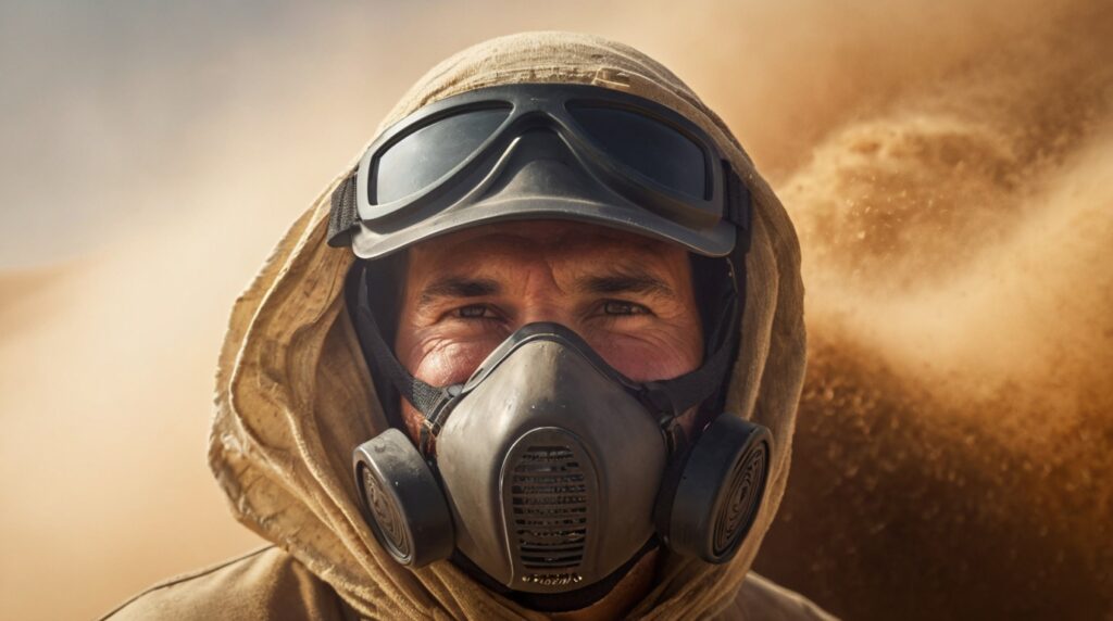 protection during a sandstorm