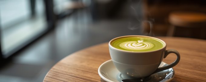 матча с молоком